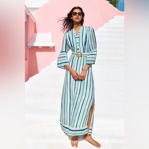 COUPER FRANCIE BELL SLEEVE SHEATH DRESS - Small BNWT 💚🩵💙